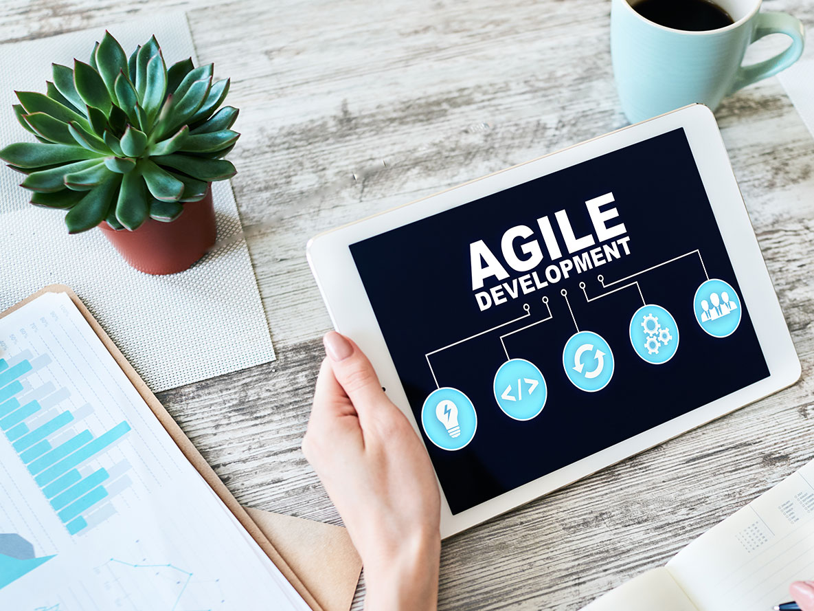 Solutions are developed through agile development processes