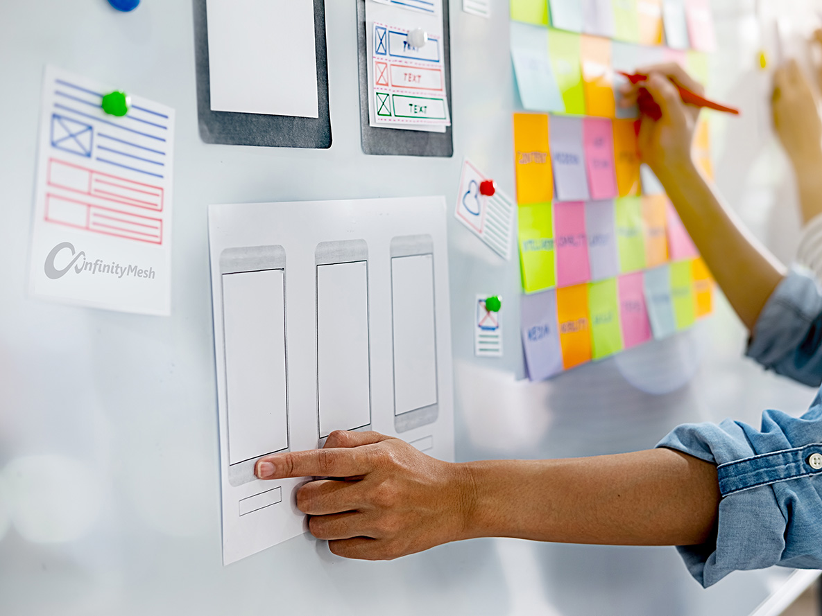 Attempting to simulate the interaction between user and interface as realistically as possible